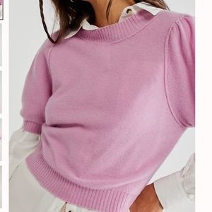 Free People Staycation 100% Cashmere Pullover Size XS